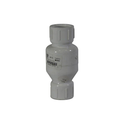 Spring Check Valve, 1 in, FNPT, PVC