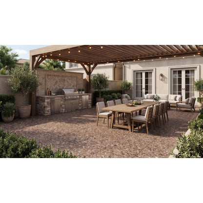 MILZETTI PEBBLE COCOA BR 24X47