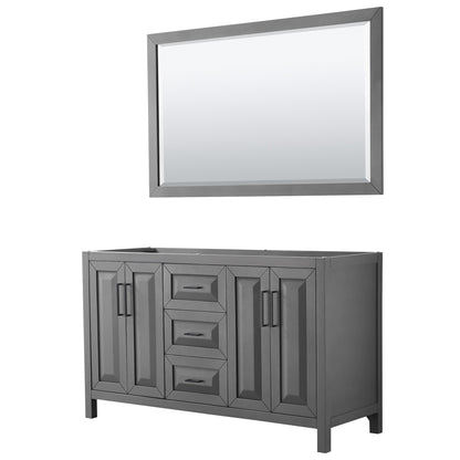 Daria Double Bathroom Vanity - 59W x 35H x 21.5D