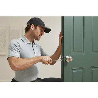 Defiant Hartford Satin Nickel Hall/ Closet Door Knob Contractor Pack (6-Piece)