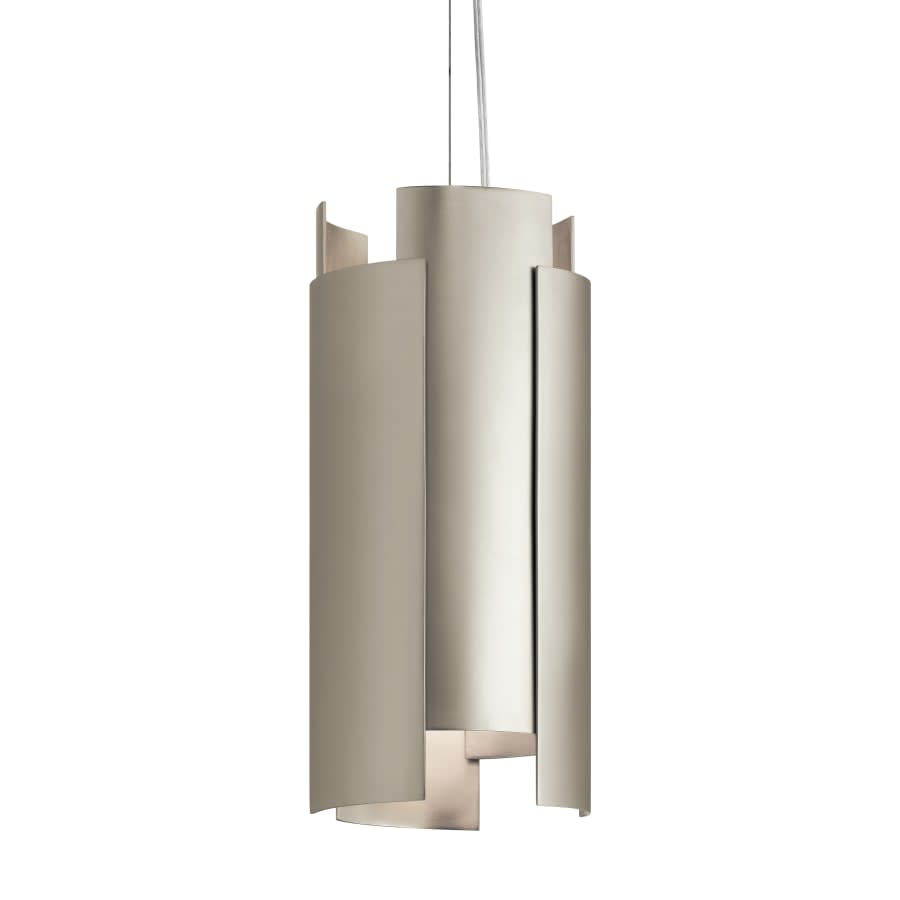 Moderne Single Light 5-1/2" Wide Integrated LED Suspension Mini Pendant