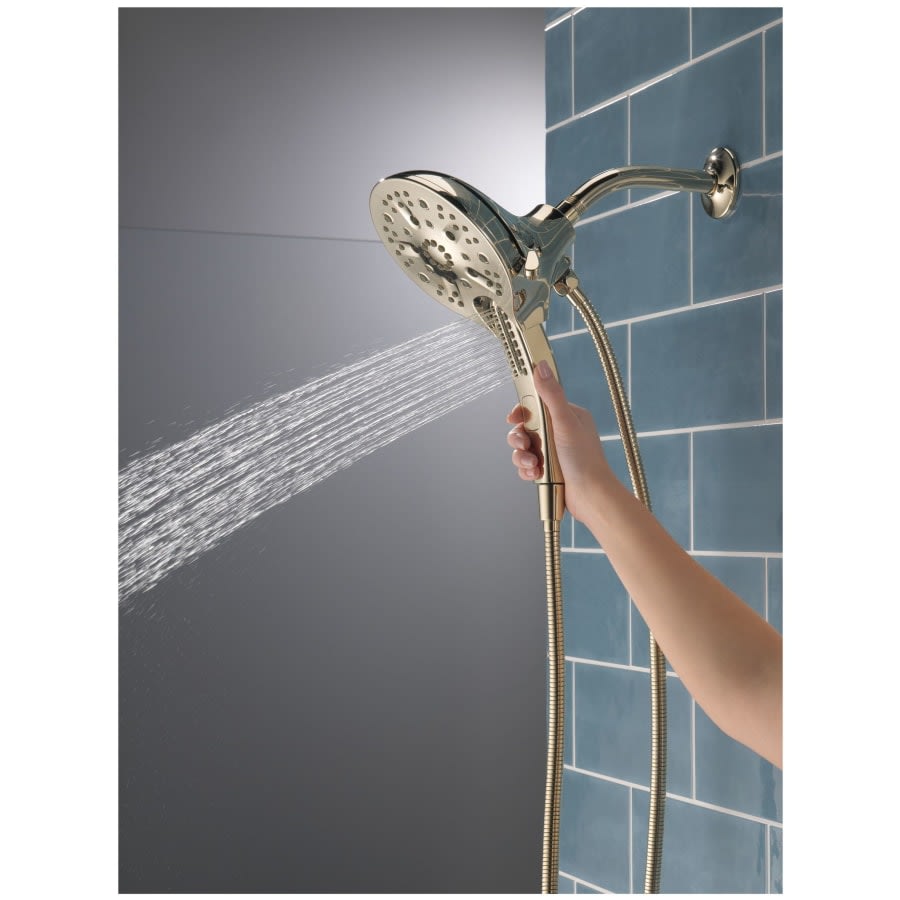 Universal Showering In2ition 1.75 GPM Multi Function Shower Head with Touch-Clean, MagnaTite, and H2Okinetic Technology