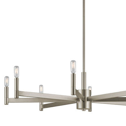 Erzo 8 Light 36" Wide Candle Style Chandelier