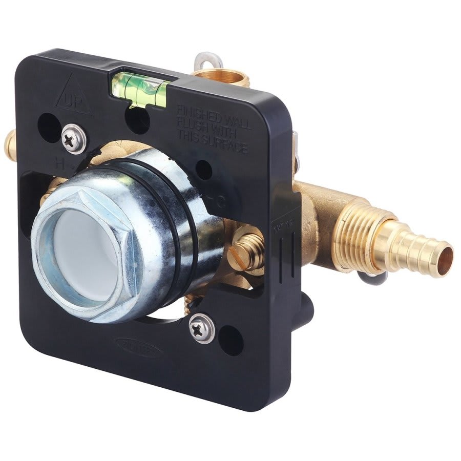 Tub/Shower Pressure Balancing Valve, 1/2 in Inlet, 150 psi Pressure, Brass/Stainless Steel Body