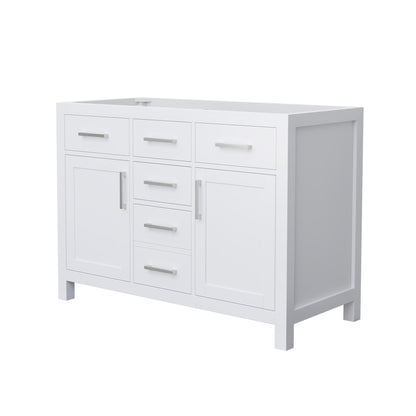 Beckett Double Bathroom Vanity - 47.25W x 34.25H x 21.5D