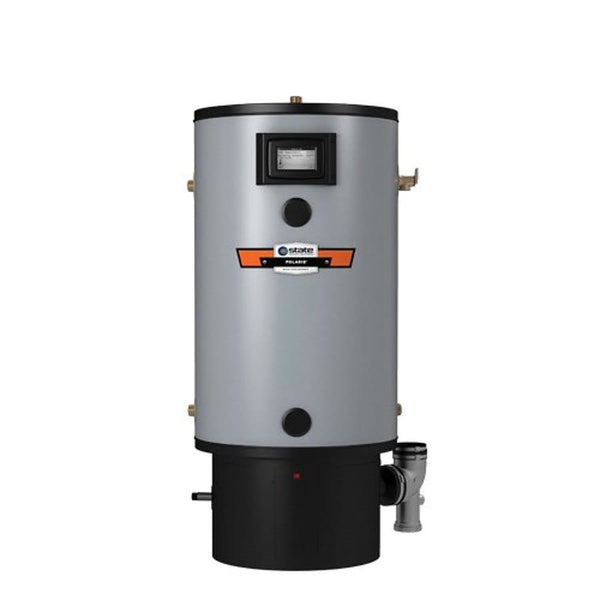 Power Direct Tall Residential Water Heater, 34 gal, Natural Gas, 130 Kbtu/hr, Ultra Low NOx, 0.96 Energy Factor