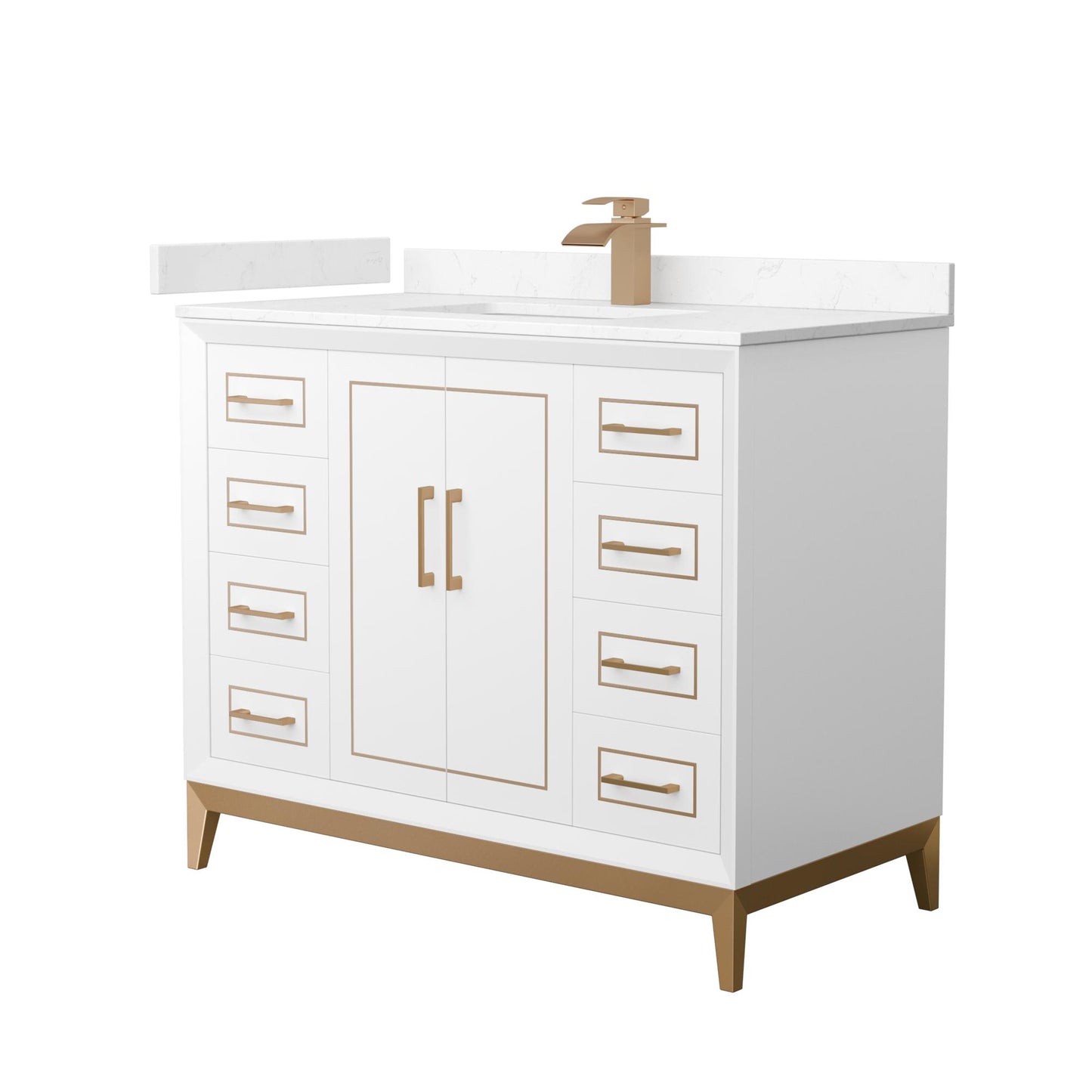 Marlena Single Bathroom Vanity - 42W x 35.25H x 22D