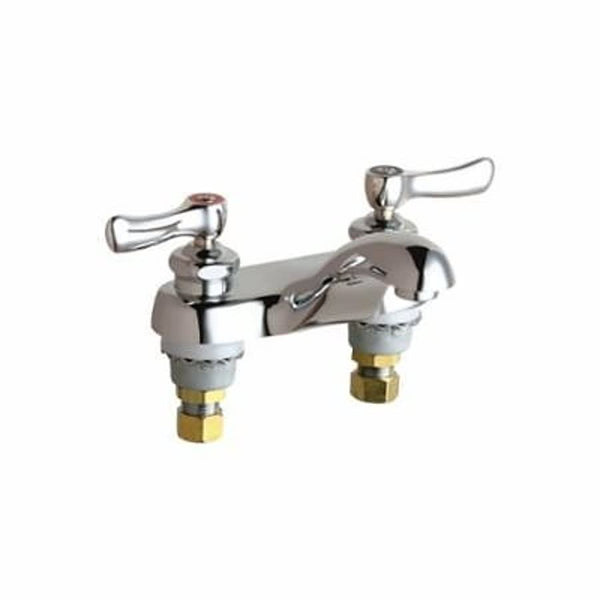 Centerset Lavatory Faucet, ADA, 2 Handle, 2-Hole, 0.5 gpm, Polished Chrome