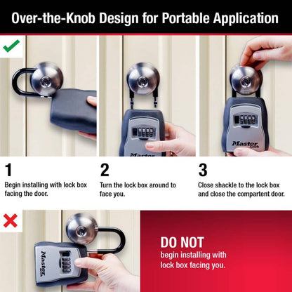 Lock Box, Resettable Combination Dials