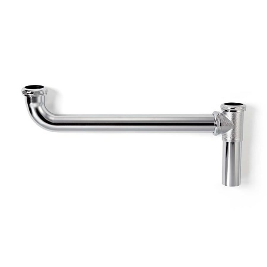 Continuous Waste, End Outlet, 1-1/2 in, Brass, 20 ga, Polished Chrome