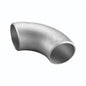 90 deg Elbow, 1/2 in, Butt Weld, SCH 40/STD, 304/304L Stainless Steel