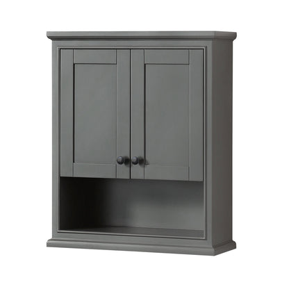 Deborah Over-the-Toilet Bathroom Wall-Mounted Storage Cabinet - 25W x 30H x 9D