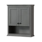 Deborah Over-the-Toilet Bathroom Wall-Mounted Storage Cabinet - 25W x 30H x 9D