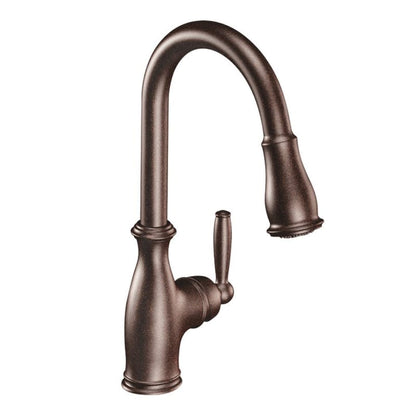 Brantford Single Handle Pulldown Spray Kitchen Faucet with Reflex Technology