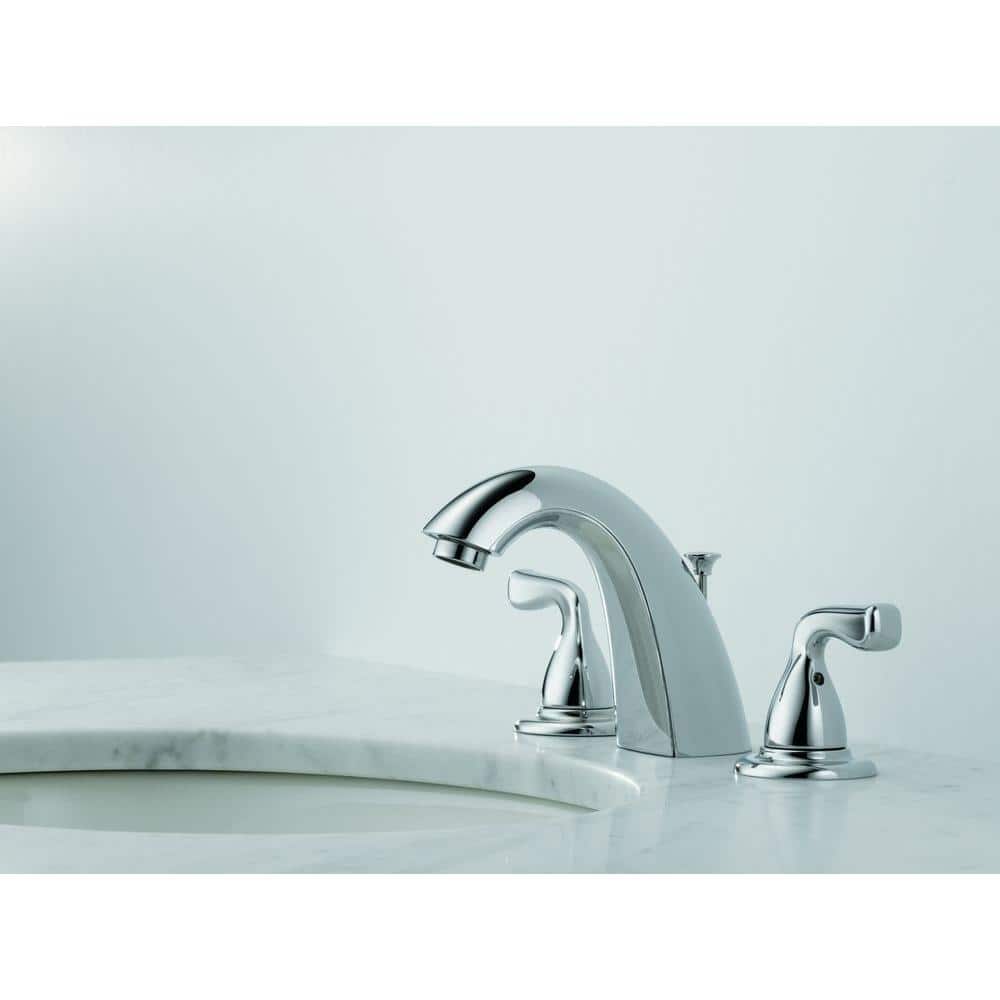 Foundations 8 in. Widespread 2-Handle Bathroom Faucet in Chrome