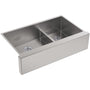 Strive 35-1/2" Double Basin Undermount 16-Gauge Self Trimming Sink with SilentShield and Smart Divide