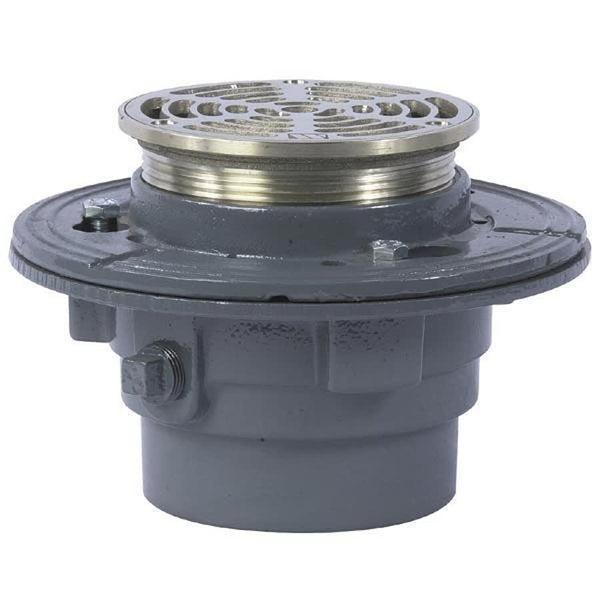 FD-100 Floor Drain Body, 3 in Outlet, No Hub