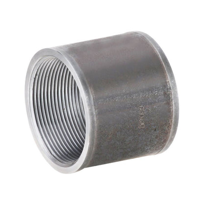 Merchant Coupling, 3/4 in, FNPT, 150 lb, Malleable Iron, Black