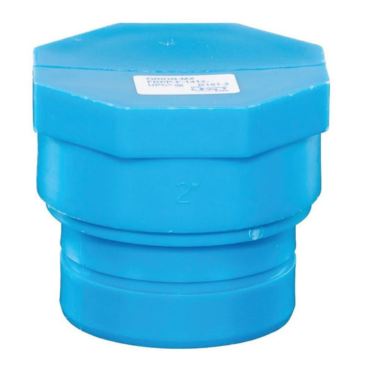 Blueline™ Acid Waste Cap, 3 in, Polypropylene