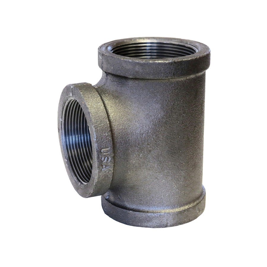 Tee, 4 in, FNPT, 150 lb, Malleable Iron, Galvanized, Domestic