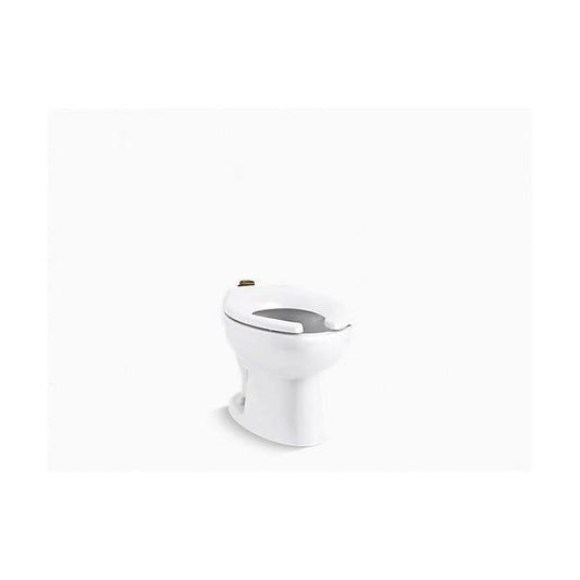 Juvenile™ Ultra Toilet Bowl, Floor Mount, 10 or 12 in Rough, ADA, Elongated, Flushometer, White