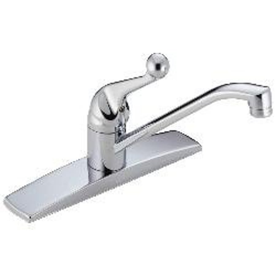 Classic Kitchen Faucet, Deck Mount, ADA, 1 Lever Handle, 3-Hole, Chrome
