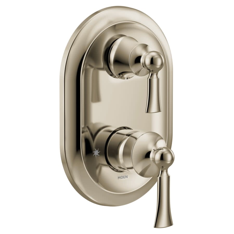 Wynford 2 Function Pressure Balanced Valve Trim Only with Double Lever Handle, Integrated Diverter - Less Rough In