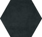 Color Wheel Mosaic Black Hexagon 1.5X1.5 Glossy