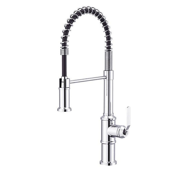 Kinzie® Kitchen Faucet, Deck Mount, ADA, 1 Lever Handle, 1-Hole, Polished Chrome