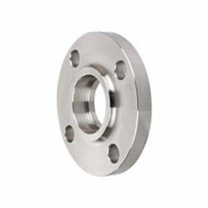 Raised Face Flange, 1-1/2 in, Socket Weld, 150 lb, 5 in OD, 5/8 in Bolt Hole Size, 316/316L Stainless Steel