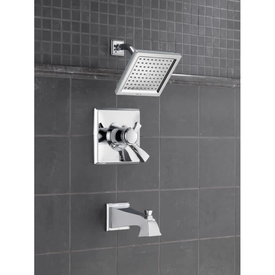 Dryden Monitor 17 Series Dual Function Pressure Balanced Tub and Shower with Integrated Volume Control - Less Rough-In Valve