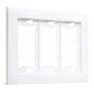 TayMac Device Mid-Size White Wall Plate 3-Gang A3000W