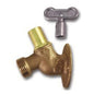 Loose Key Sill Cock, 3/4 in Inlet, FNPT, Rough Bronze