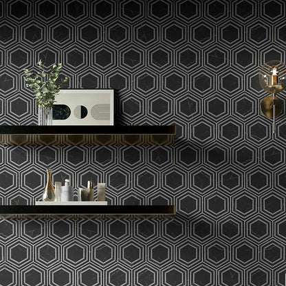 Perpetuo Tuxedo Hexagon 8X9 Matte
