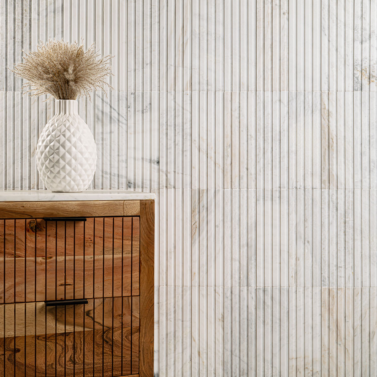 Arabescato Venato Tile Slat Honed