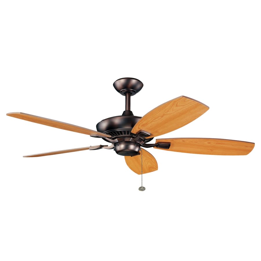 Canfield 52" 5 Blade Indoor Ceiling Fan with Blades, Downrod and Pull Chain