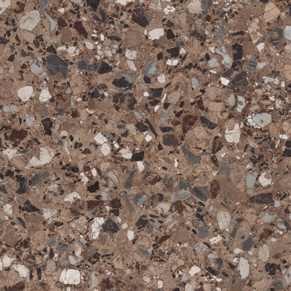 MILZETTI PEBBLE COCOA PL 24X24