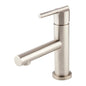 Parma® Single Hole Lavatory Faucet, ADA, 1 Handle, 1-Hole, 1.2 gpm, Brushed Nickel