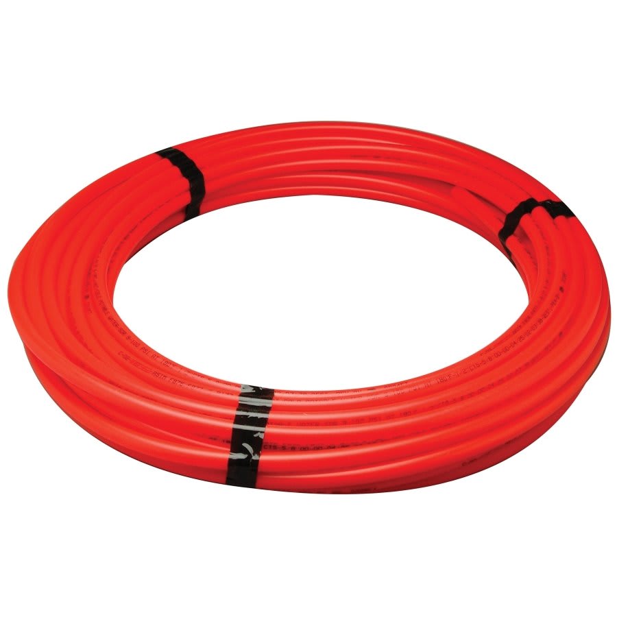 ZURNPEX® PEX Tube, 1/2 in, Red, 100 ft L