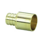 PureFlow® Adapter, 1 in, Crimp PEX x C, Brass