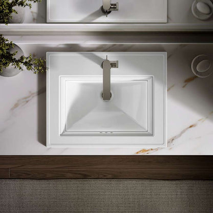 Memoirs Stately 17" Drop In Bathroom Sink with 1 Hole Drilled and Overflow