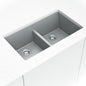 Gray Quartz Double Bowl 50/50-3319