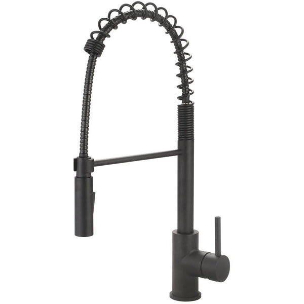 Motegi Kitchen Faucet, Deck Mount, ADA, 1 Lever Handle, 1-Hole, Matte Black