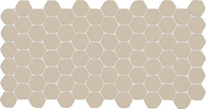 Keystones Urban Putty Hexagon 2X2 Textured