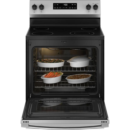 30 in. 4 Burner Element Free-Standing Electric Range in Stainless Steel