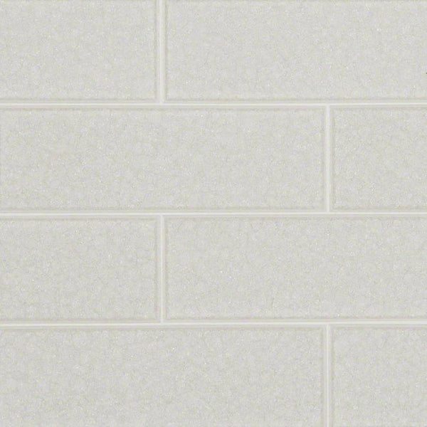 Frosted Icicle Glass Subway Tile