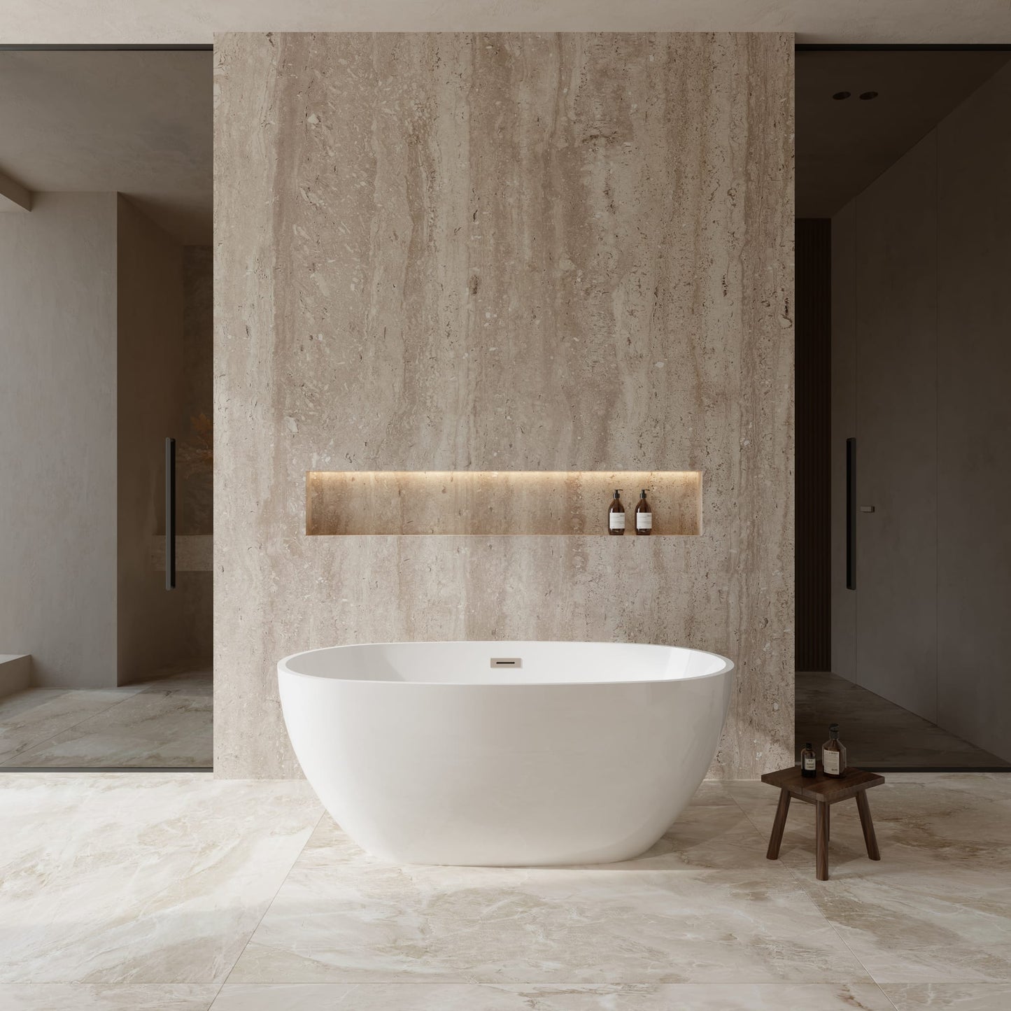 Juno Freestanding Bathtub - 59W x 23H x 32D