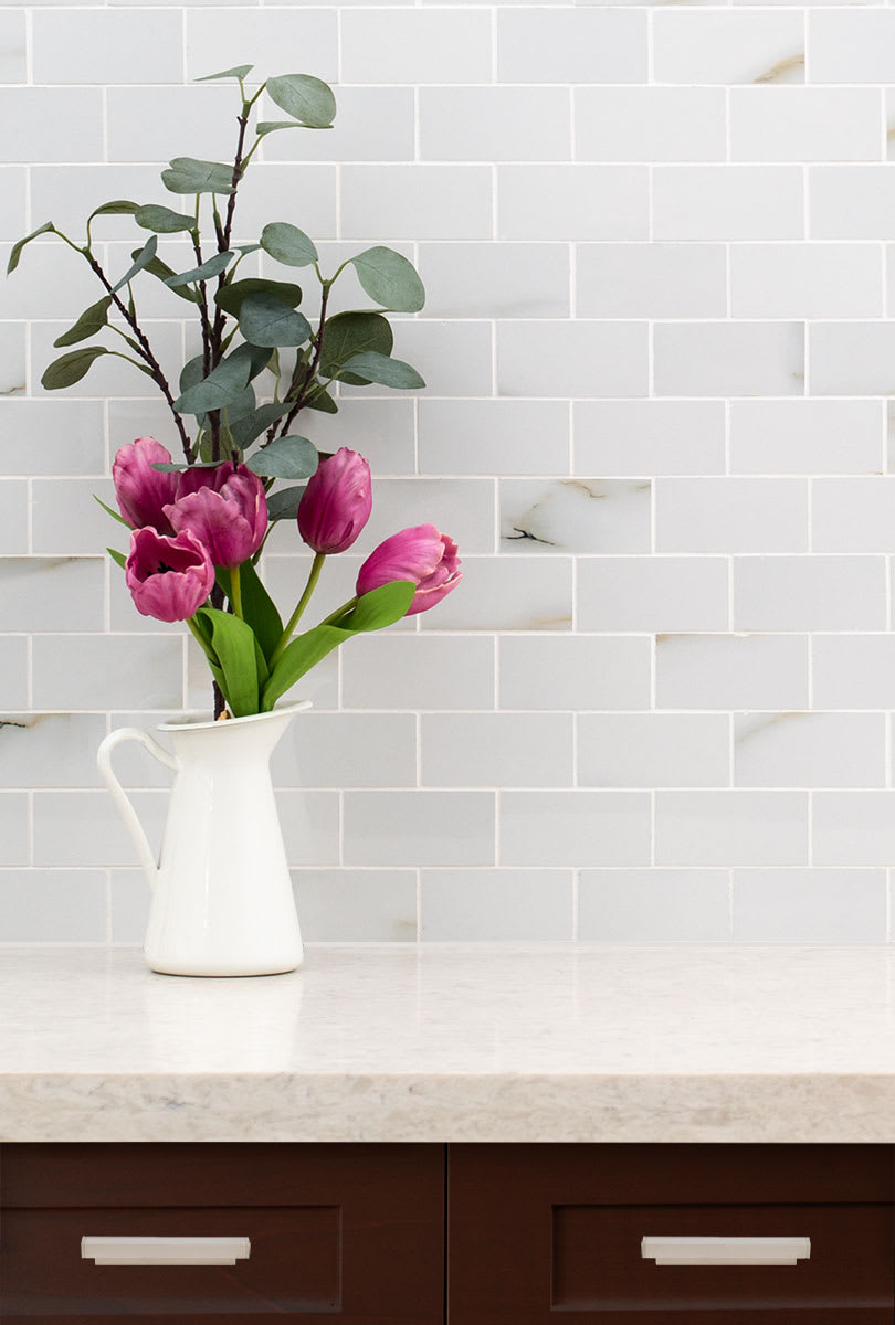 Aria Bianco Subway Tile 2X4