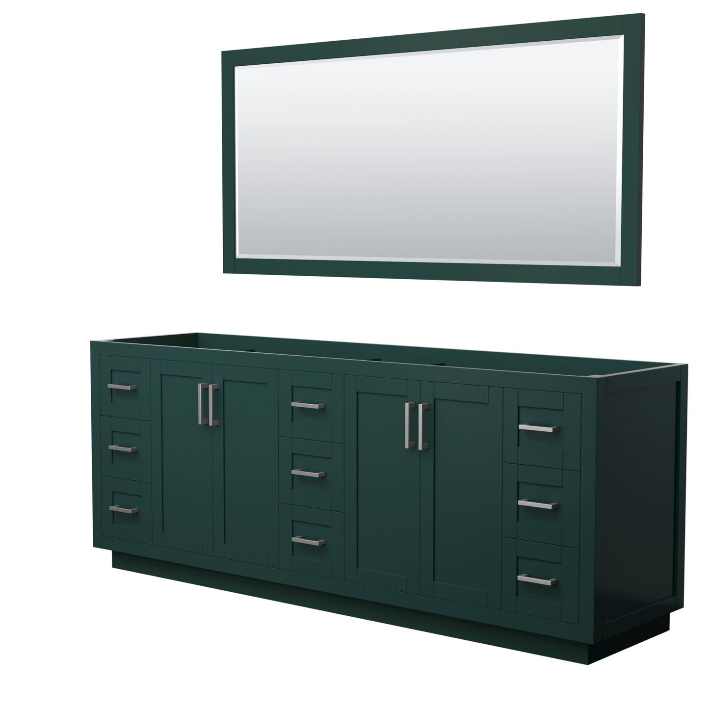 Miranda Double Bathroom Vanity - 83.25W x 33H x 21.75D
