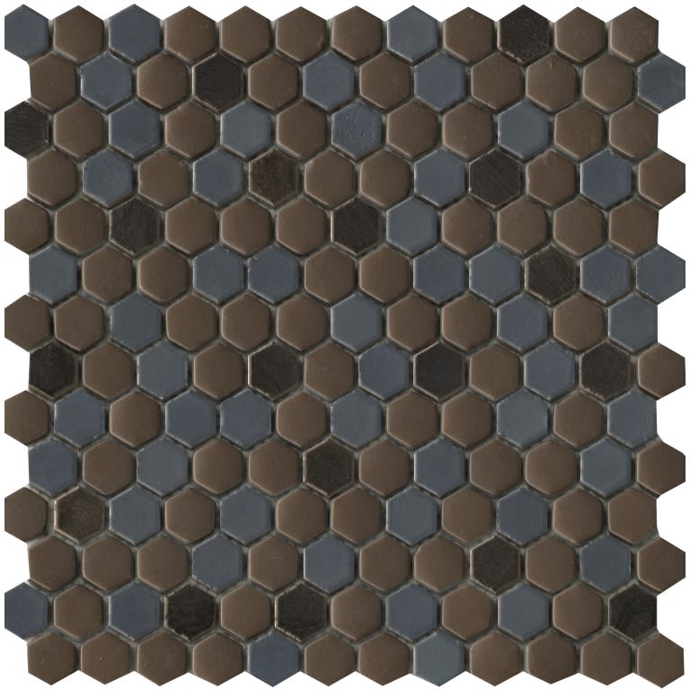 CONFETTI II METAL HEX BL 12X12